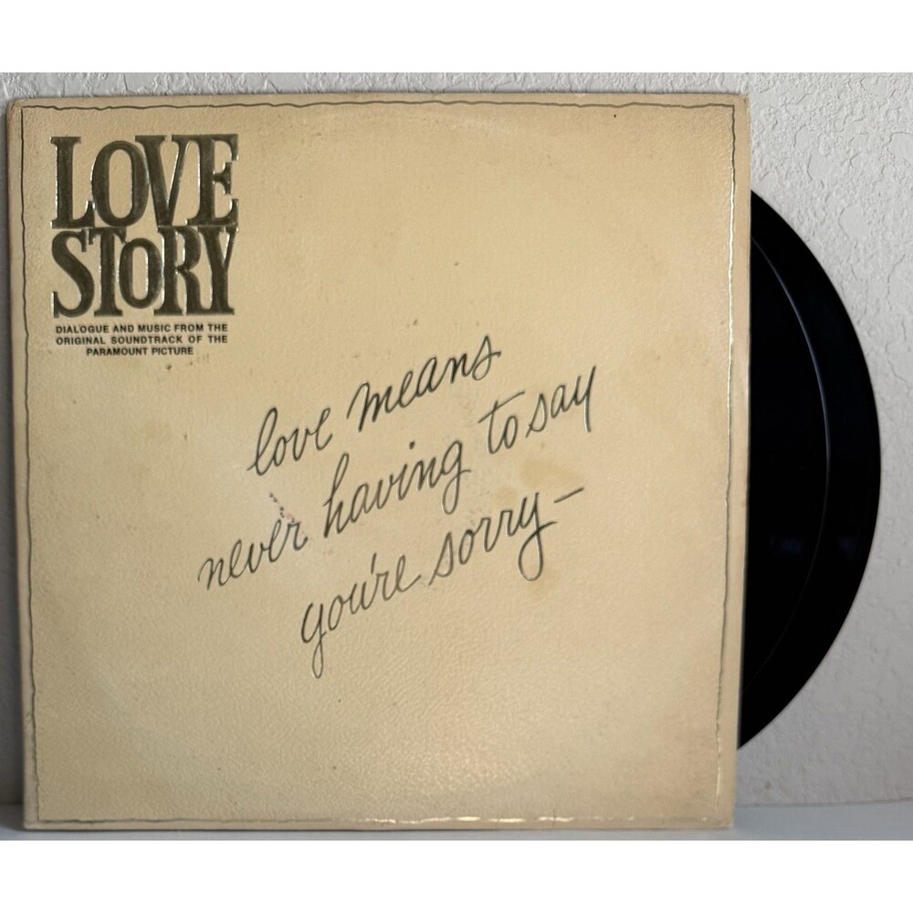 LOVE STORY - Soundtrack & Dialogue - 1970 PAS 7000 Embossed,Textured Cover 2/LP
